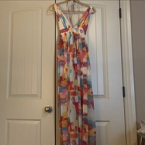 Miss Avenue Multicolor Abstract Dress